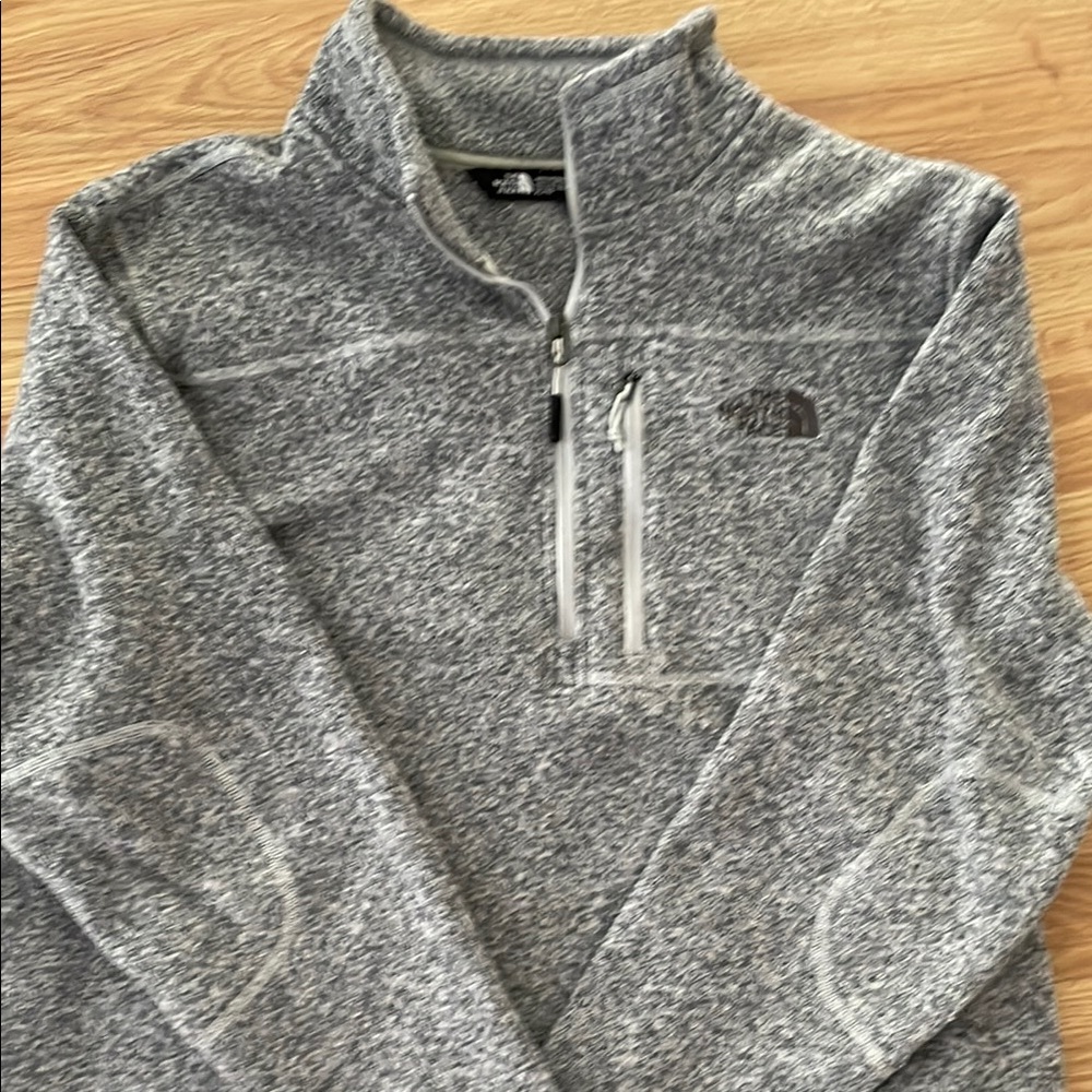 The North Face Gray Quarter-Zip Pullover